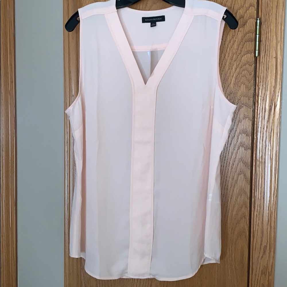 Light Pink Banana Republic Blouse